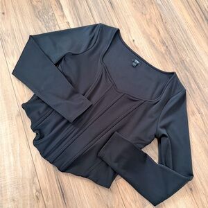 Express Black Corset Top